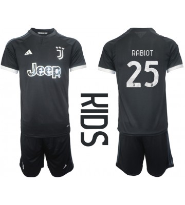 Juventus Adrien Rabiot #25 Replica Third Stadium Kit for Kids 2023-24 Short Sleeve (+ pants)